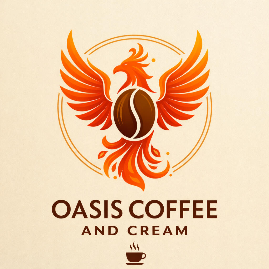 Oasis coffee and cream. CAFETERIA. Pasto.