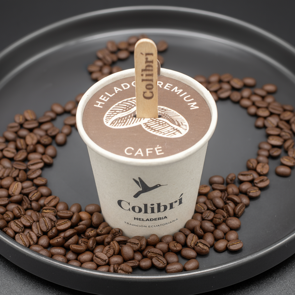 Helado Artesanal de CAFÉ